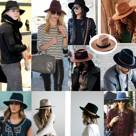Accessories - Camel Felt Panama Hat - Fedora Nwot